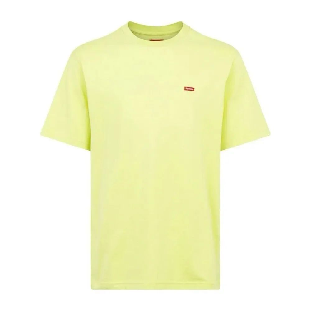 Supreme Small Box Logo T-Shirt neon yellow color